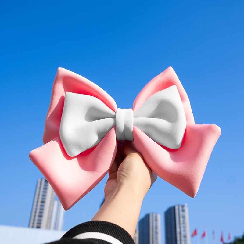 Motorradhelm Rückenlehne Schleifendekoration für Integralhelme