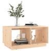  Coffee Table, 80x50x40 Cm, Solid Pine Wood