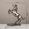 Creative Golden Horse Desktop Decoration Resin Crafts Simulated Animal Sculpture Lucky Horse Decorative Figurines Home Decoratio