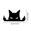 Halloween Cat Door Topper Door Frame Decor Decorative Black Cat Door Corner Decor Creative Door Right Angle Sign for Home Office