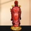 Feng Shui God of Wealth Figurine Literary Holding Ingots Ruyi Scepter Home Living Decor