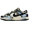 Dunk Suixin, Μυστηριώδης Φαραώ Cushioning Κάλυψη Χαμηλό Top Παπούτσια Skateboard Unisex Μαύρο Λευκό HF5441-100(Ομάδα45- )