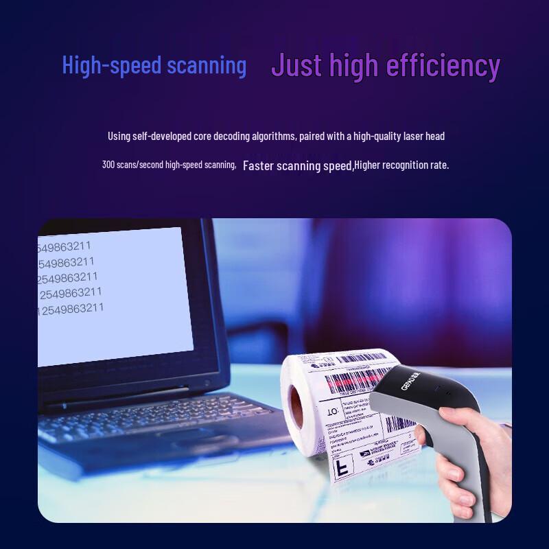 GEPAD Kabelgebundener 1D/2D Barcode-Scanner Y-280