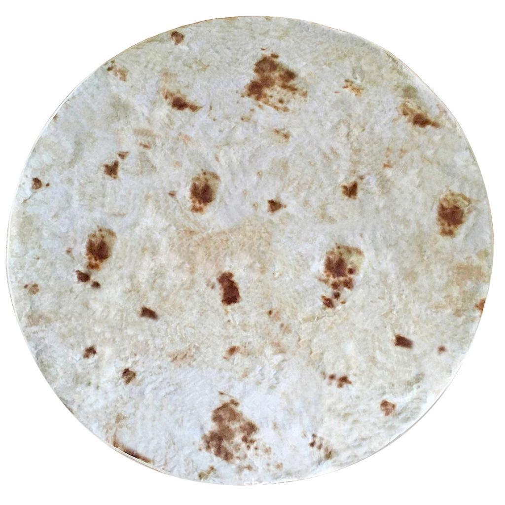 Flatbread Pancake Blanket Indian Fly Cake Blanket Burrito Office Nap Air Conditioning Comforter Cover Leg Shawl