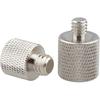 Adaptateur de vis CAMVATE 1/4" Femelle vers 3/8" Mâle et 3/8"-16 Femelle vers 1/4"-20 Mâle pour Trépied et Appareil Photo et Plaque/Adaptateur Rapide Laiton - 0910