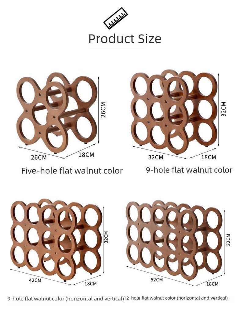 Xiao Zhujiang Europäischer Stil Arbeitsplatten-Weinregal mit Gitterornamenten
