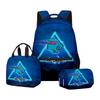 Anime Peripheral Casual Backpack Student Backpack, Back-to-school  Gift, School Bag, Lunch Bag, Pencil Bag Three-piece Set