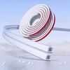 Flexible Cord Management Tray, 1M No-Drill Mount Duct, Practical Organizer for Desktop & Wall Cables