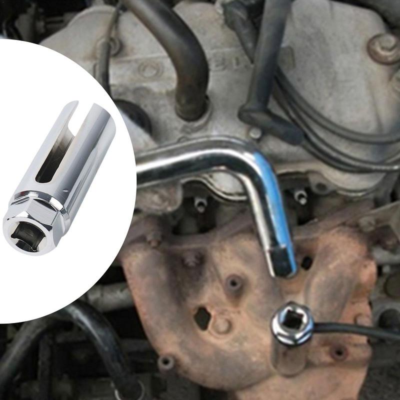 Sauerstoffsensorschlüssel, 22 mm, Werkzeug zum Entfernen des Autosensors zur Autoreparatur für eine 1/2-Zoll-Antriebsratsche oder einen Unterbrecherhebel, Autozubehör