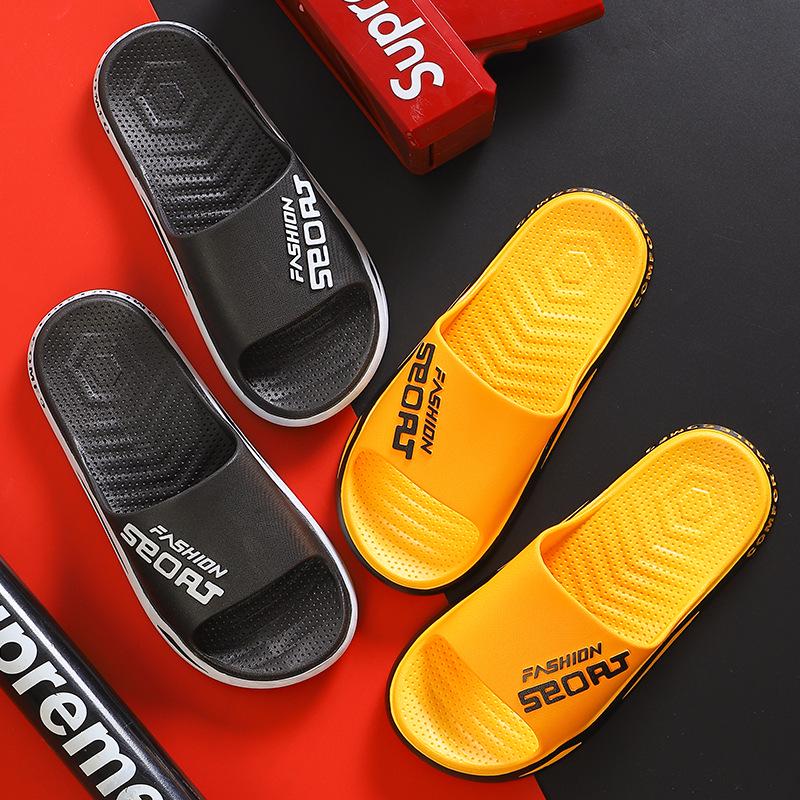 Unisex Korean Style Casual Flip-Flops: Soft, Comfortable Men's and Women's Home Bathroom Slippers