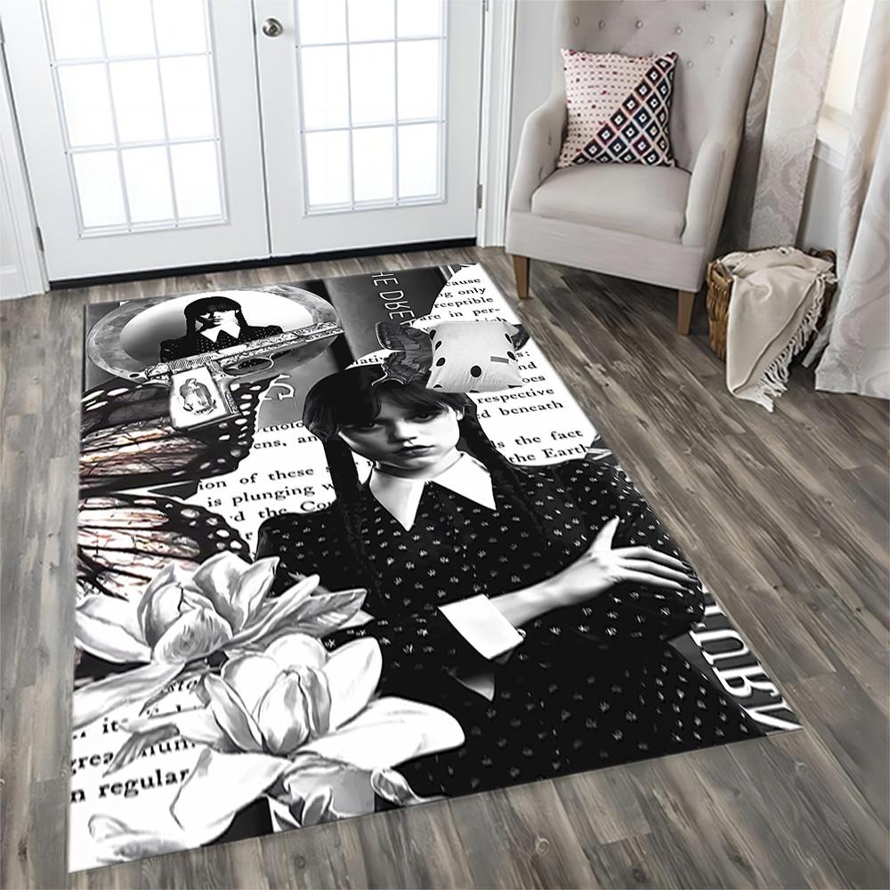 Dark Gothic Portrait rug for living rooms, bedrooms, home décor, and as gifts.