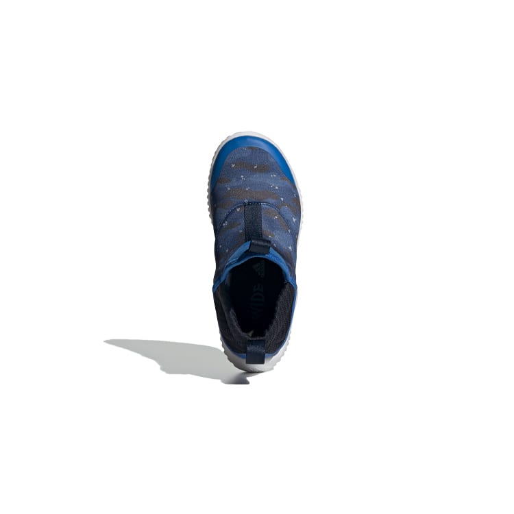 Adidas Rapidazen C Slip Resistant Low top Kids' Running Shoes Blue Black White Children Aged 3 7 Years Old EE9324
