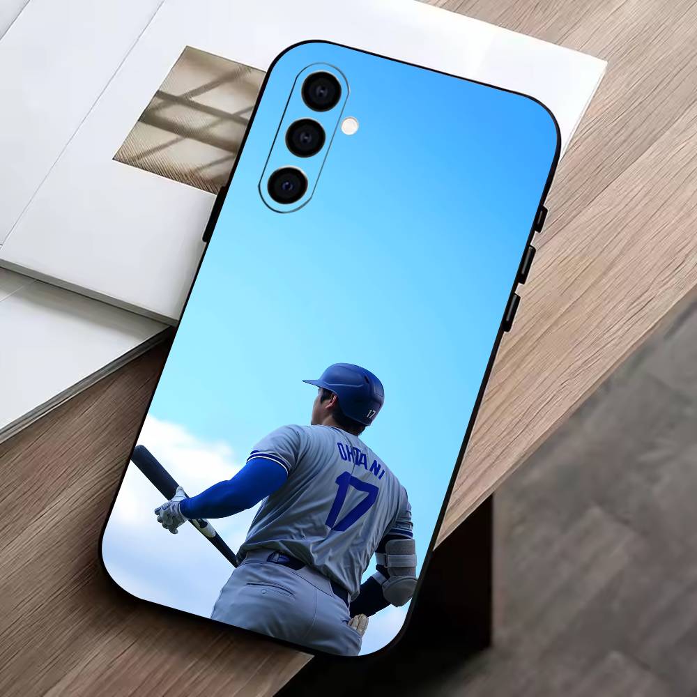 MVP-Shohei Ohtani Phone Case Black Silicone Soft For Samsung Galaxy A73,A72,A71,A70,A53,A52,A51