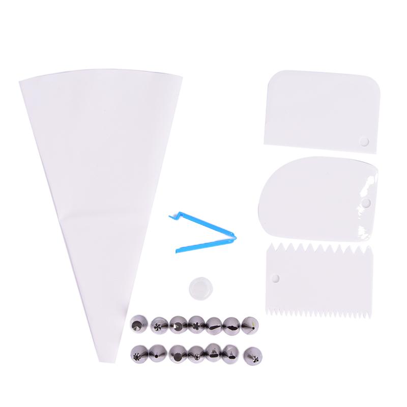 20PCS Cake Baking Decorating Kit Set Piping Tips Pastry Icing Bag Nozzles Tool 20PCS Cake Baking Decorating Kit Set Piping Tips Pastry Icing Bag Nozzles Tool