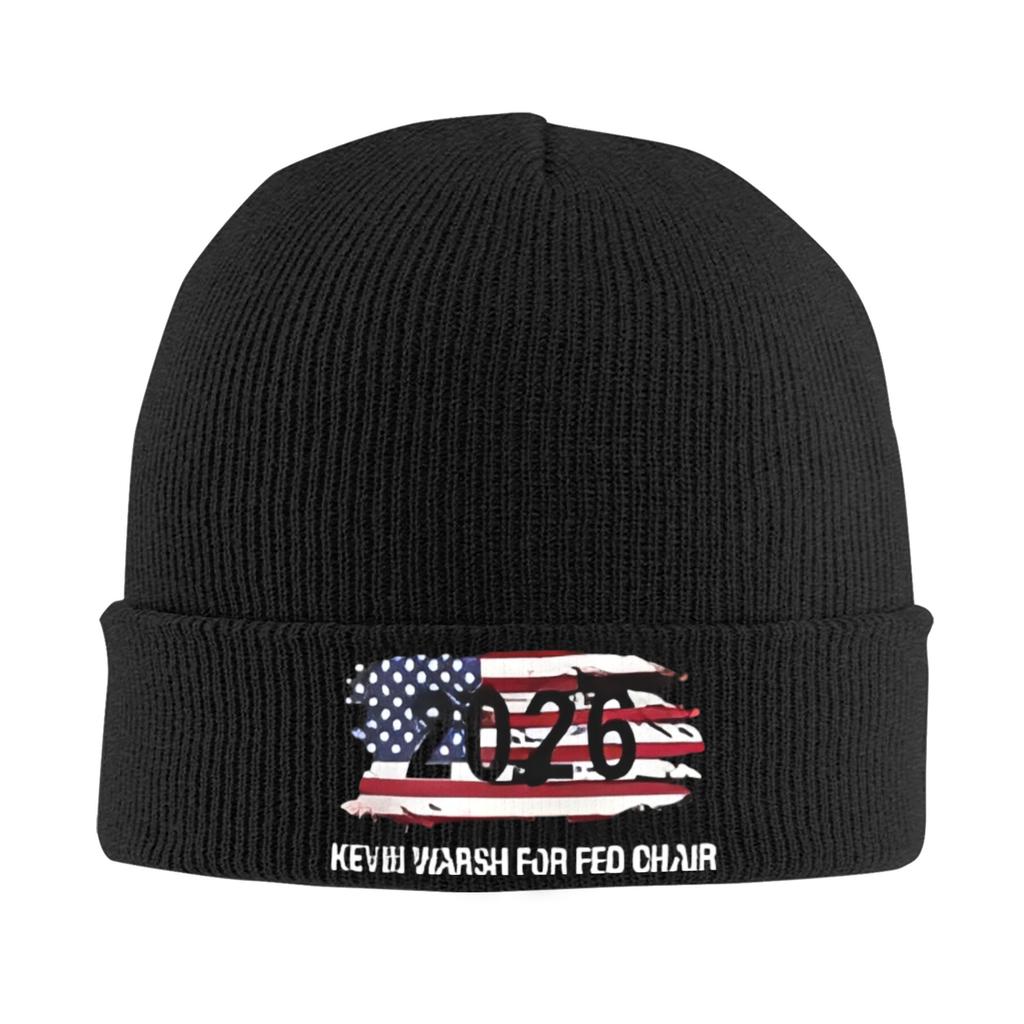 Kevin Warsh 2026 Beanie Hats Bonnet Hats Men Women Street Outdoor Skullies Beanies Spring Pattern Warm Caps