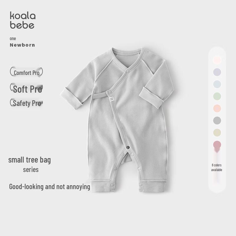 Kaolabibi Newborn Cotton Long-Sleeve Romper
