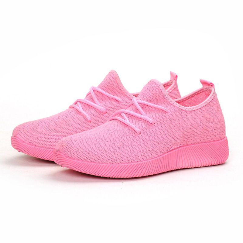 Fashion Womens Casual Outdoor Sports Athletic Breathable Mesh Running Sneakers