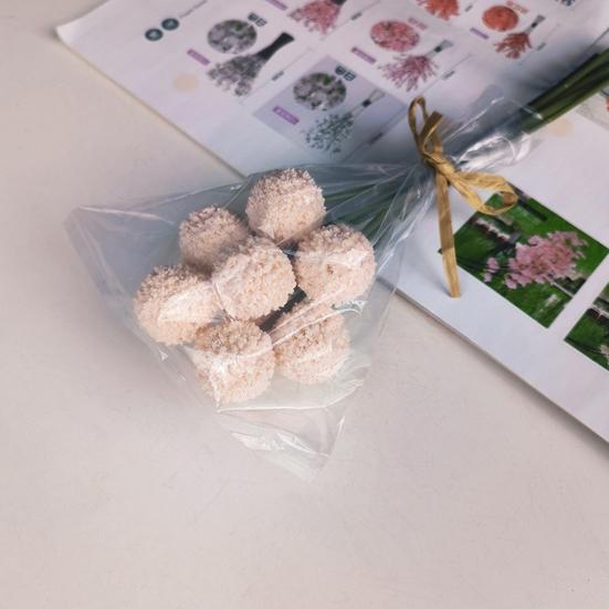 Yousheng Artificial Flower Ball Realistic UV Resistant Fake Chrysanthemums Ball Wedding Party Indoor Outdoor Table Centerpiece Faux Dandelion