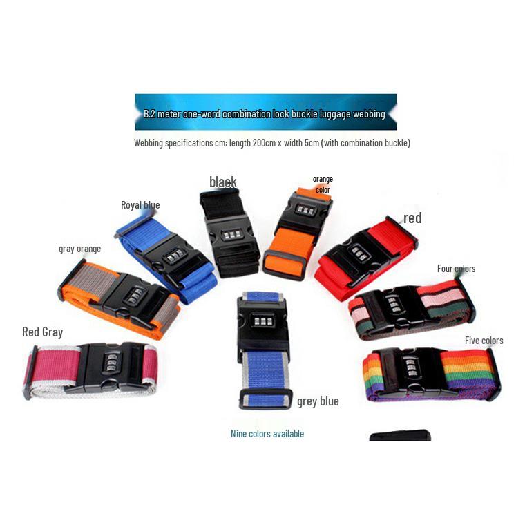 TSA X-Type Luggage Packing Straps for Suitcase Reinforcement