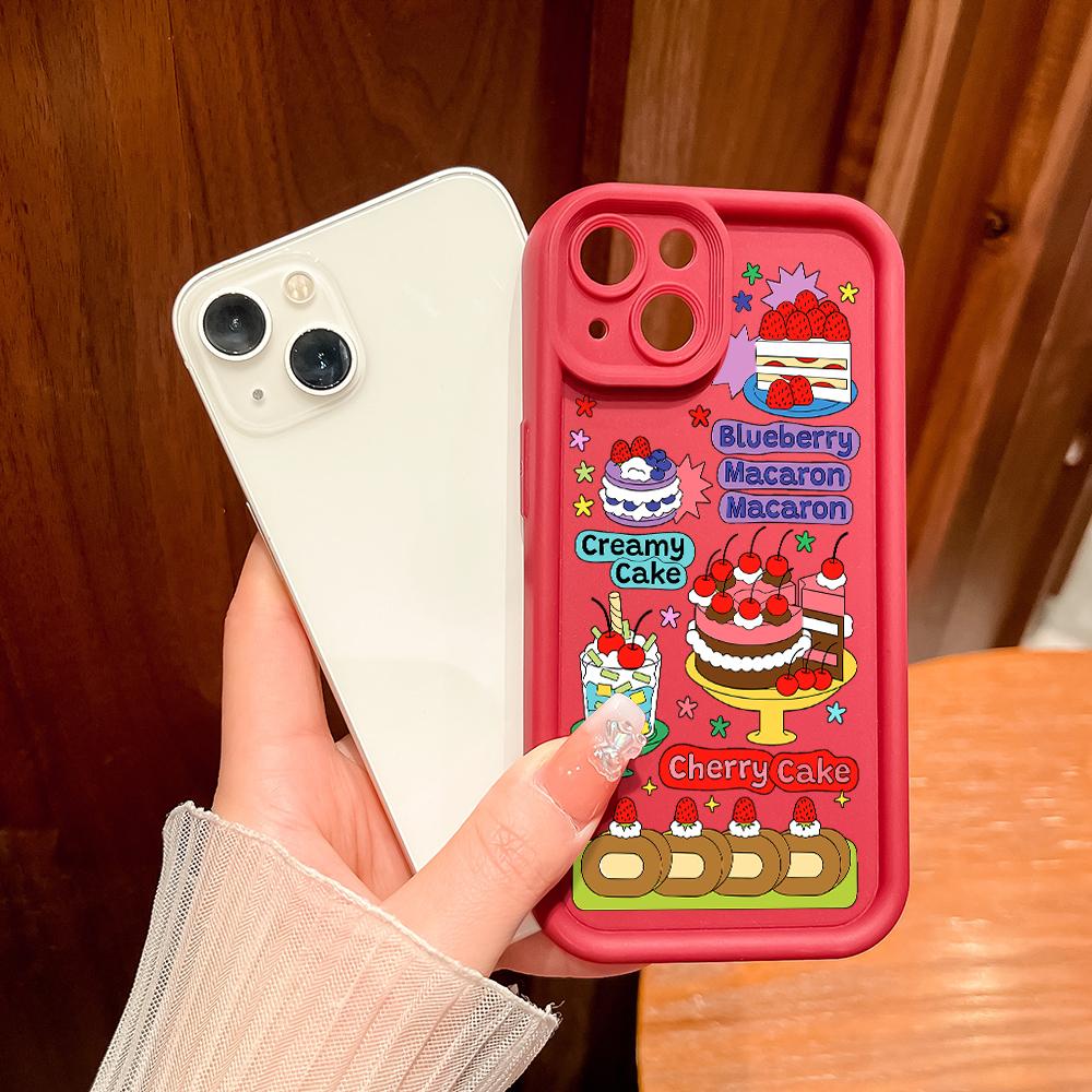 Soft Silicone Phone Casing Full Cover Camera Shockproof Protection Case for Huawei Honor Infinix Tecno iPhone Motorola Google