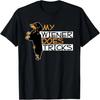 My Does Tricks Weiner Dog Pun Graphic T-Shirt