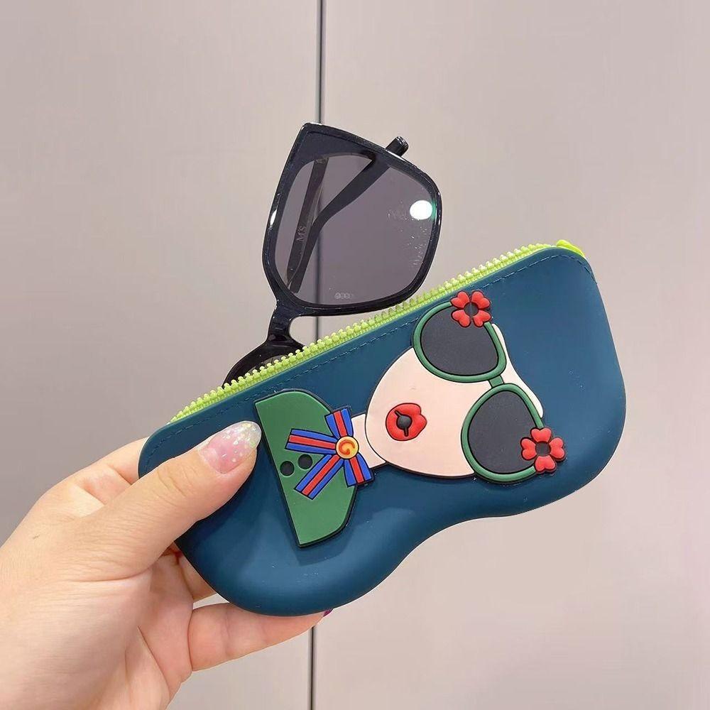 Multifunctional Glasses Bag Dustproof Waterproof Small Items Bags Silicone Eyeglasses Box