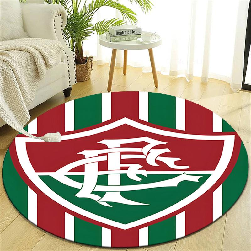 1pc Football Team (78) Design Printed Area Round Carpet for Bedroom Living Room Home Decor Rugs Mat Non Slip Mat Rug for Bedside