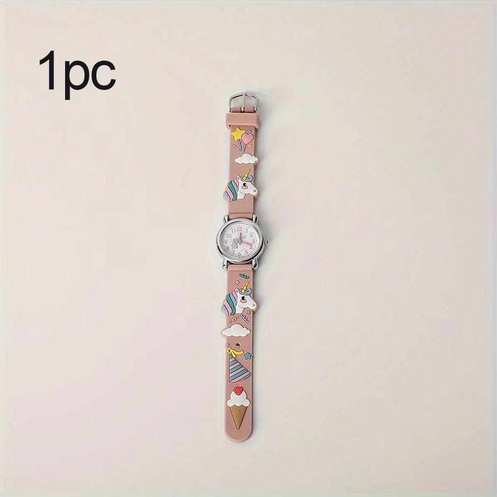 

1/2 шт.-Очаровательный детский мультяшный набор часов - Наручные часы с красочным дизайном и легко читаемым циферблатом - Идеальный подарок для детей