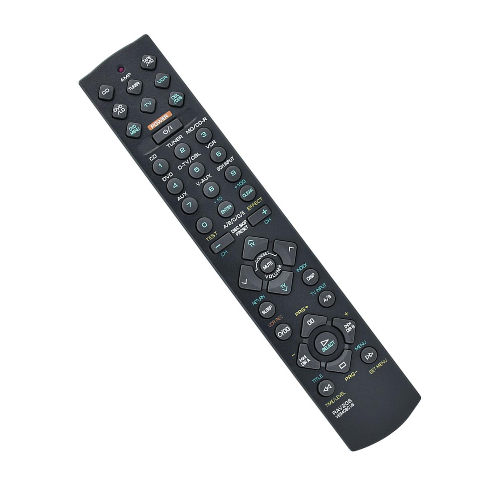 Universal Remote Control RAV206 for HTR-5450 AX-596 Home Theater Systems Featuring Long Transmission Distances 1
