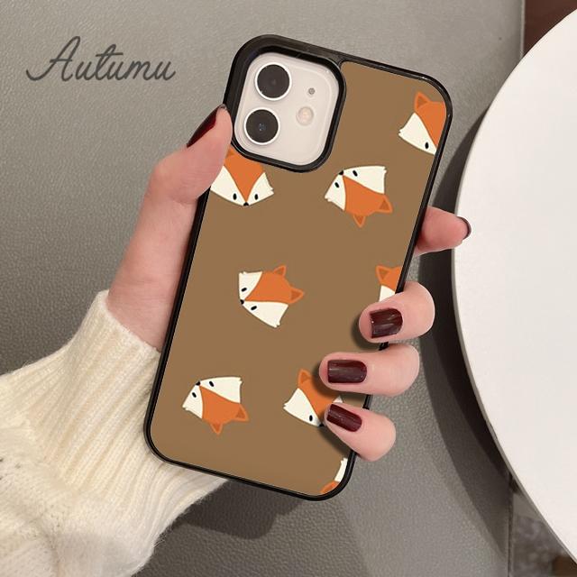 Fox Animal Phone Case for iPhone 11 12 13 14 Pro Max Mini X XR XS SE 2020 5 6S 7 8 Plus Samsung Galaxy S21 S22 Plus Cover Shell