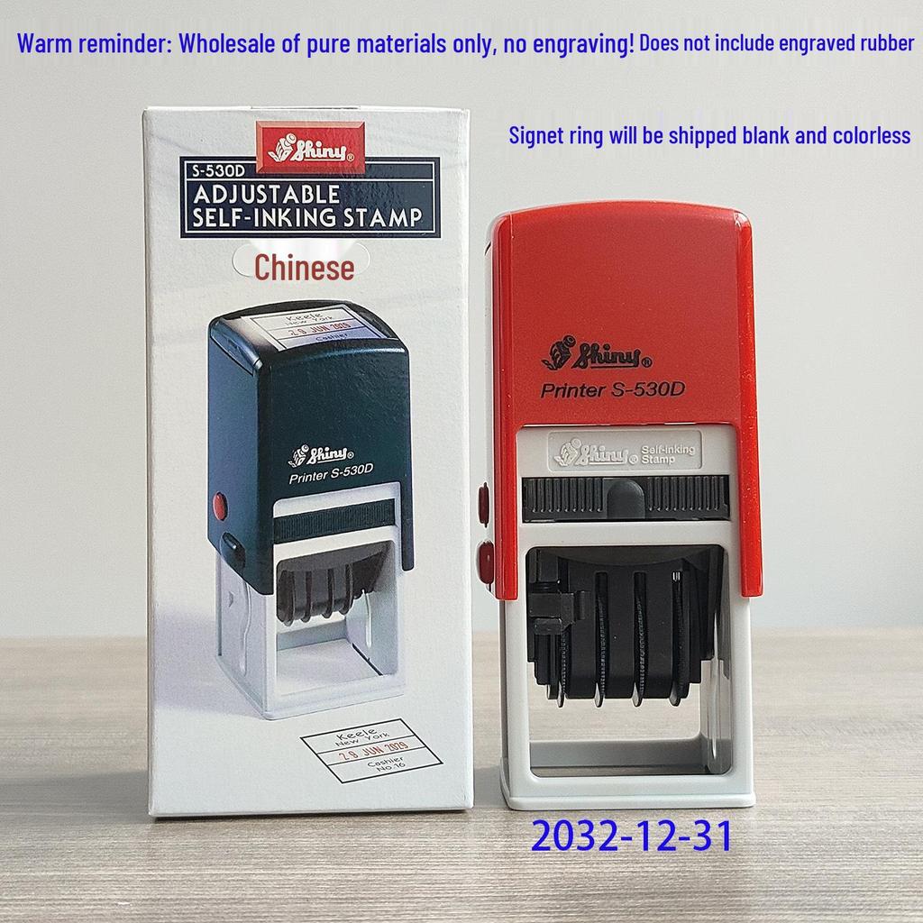 Shiny Self-Inking Custom Engraving Office Seal by Taiwan Teachers