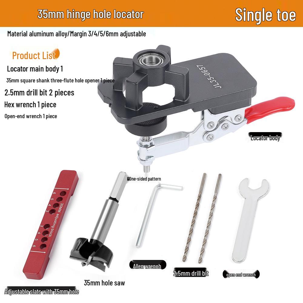 

35 мм Деревообробний Відкривач отворів для петель та Інструмент для розмітки отворів