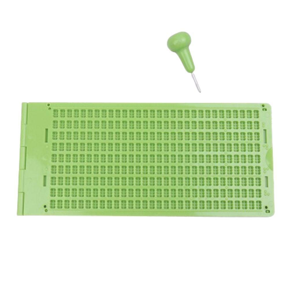 4Lines 28 Cells Braille Writing Board 9Lines 30 Cells Braille Study Supplies  Bedroom