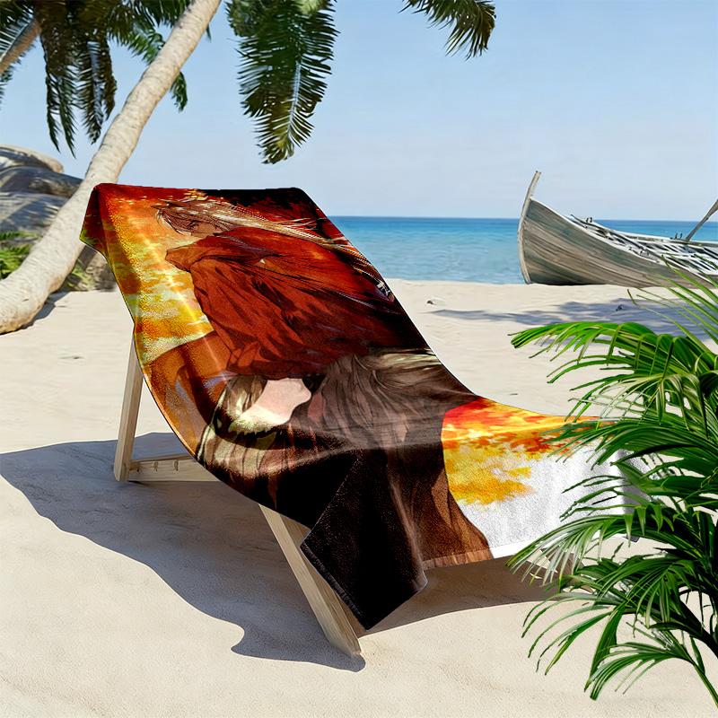 Whispers Cloak Beach Towel Soft Beach Swim Outdoor Pool Towel Absorbent Bath Towel Outdoor Picnic Beach Mat Travel and Vacation Towels Beach Towel