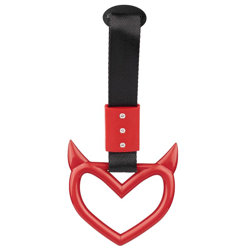 

1 шт. Новый JDM Цурикава Ручка Кольцо Сердце Поезд Автобус Ручной Ремешок Стайлинг Дрифт Шарм Предупреждение Автомобиля Буксировочный Ремень Крюк Наклейка