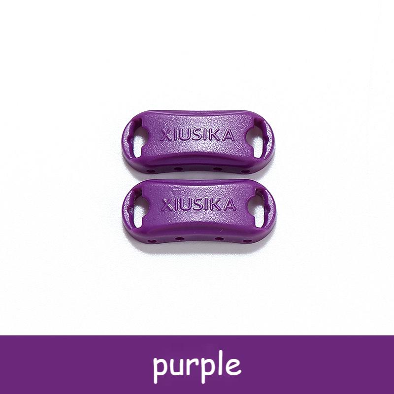 2pcs/pai Elastic Laces Buckle Shoelaces for Sneakers Shoelace Accessories Plastic Shoelace Lock Sports Shoe Kit AF1 Shoe Decora