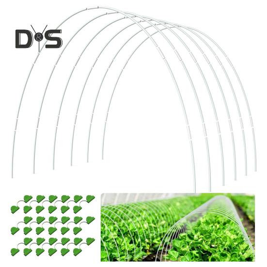25/36/50Pcs Plant Support Piles Easy Installation Ultra-Fine Garden Stakes Rust-resistant Garden Pillars Home Garden Supplies