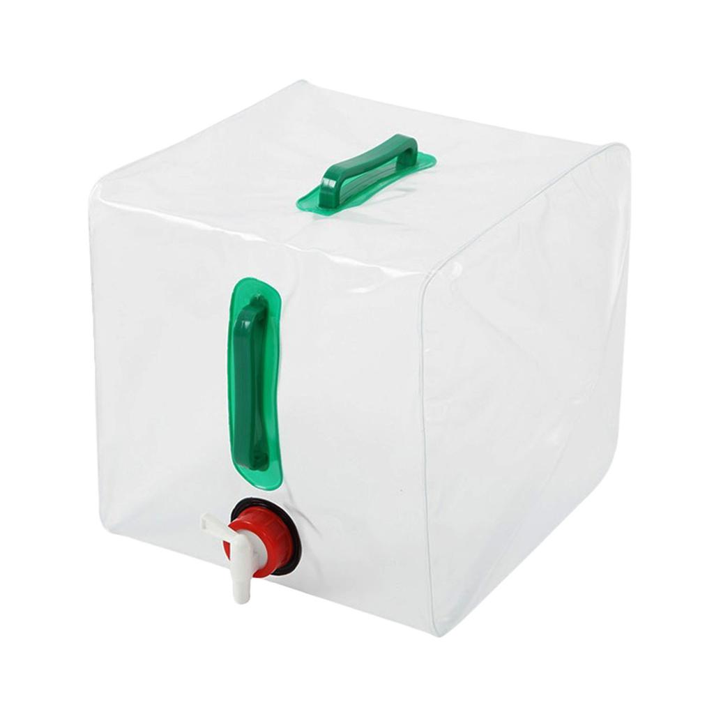 10/20L Collapsible Water Container With Spigot For Camping PVC Food Grade Water Jug Beverage Folding Water Storage Bag
