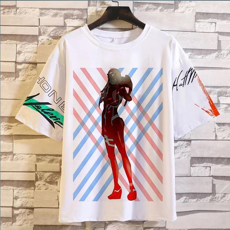 DARLING in the FRANXX Аниме Манга Футболка Футболка Косплей Костюмы Полиэстер Унисекс L