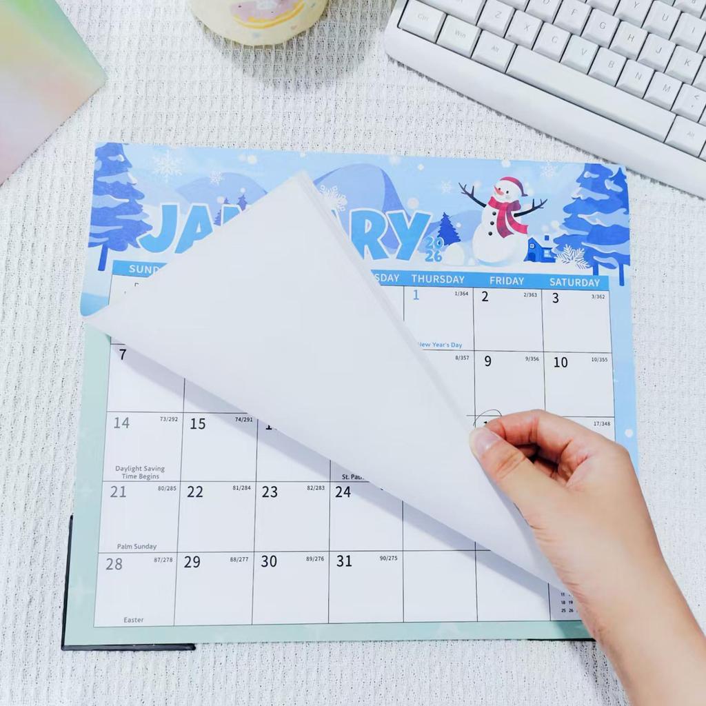 Magnetisk kylskåpskalender 2026-2027, 18 Månaders Kalender Magnet Enkel Organisering Planerare för Hemmakontor, Skola Familj