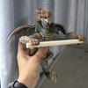 Wall-Mounted Dragon Towel Holder Gothic Fantasy Resin Sculpture for Bathroom or Kitchen Decor
