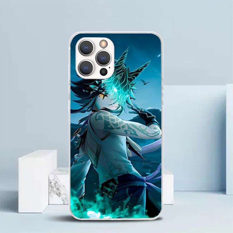 Xiao Genshin Impact Phone Case For IPhone 16 17 Air 16E 15 14 Plus 13 Mini 12 11 Pro Max 7 8 + SE 2020 Soft TPU Back Cover 16 17