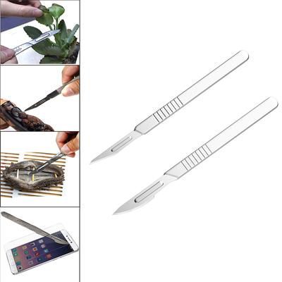 Nye kirurgiske skalpelblade af kulstofstål + Håndtag Skalpel DIY Skæreværktøjer PCB-reparation Dyrekirurgisk kniv Dropshipping