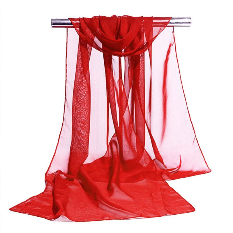 1Pc Solid Color Fashion Neck Protection Scarf Versatile Scarf Texture 160cm Shawl Long Scarf