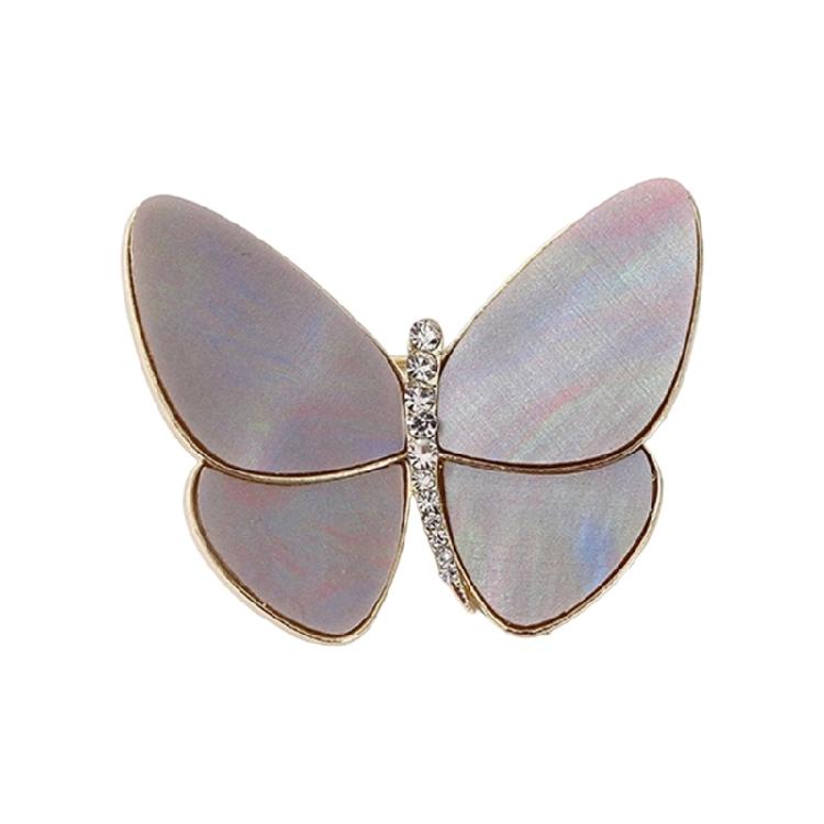 Zarte Legierung Schmetterling Brosche Anstecknadel Für Rucksäcke Mantel Stilvolle Accessoires Mit Kristallverzierungen Für Teenager Frauen