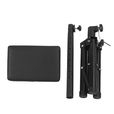 Tattoo Armrest Stand Height Adjust Foldable Tripod Base Rectangle Shaped PU Surfaces Tattoo Arm