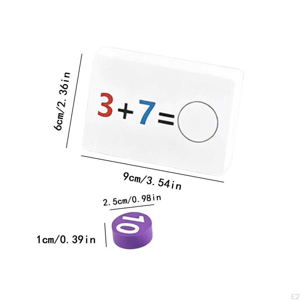 Math Manipulatives Preschool Toys Early Education Addition and Subtraction for Kids Birthdays