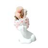 Resin Cosmetic Brush Storage Bin with Artistic Designs for Efficient Beauty Tool Management