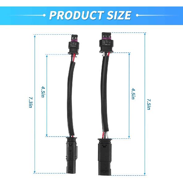 8-teiliges Steckverbinder-Kabelbaum-Kit für Nockenwellensensor 3-PIN & 2-PIN für Mercedes Benz Fahrzeuge mit 4,7L M278 Motor 2011-2020