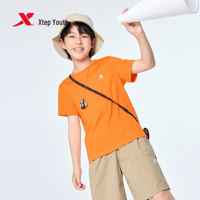 Xtep Youth Cotton Short Sleeve T-Shirt